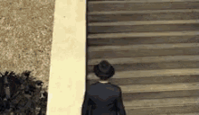 Icanteven Man Falling Down The Stairs GIF - Icanteven Icant Even GIFs
