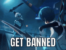 Rei Ayanami Get Banned GIF - Rei Ayanami Get Banned You Are Banned GIFs