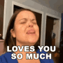 Loves You So Much Christy Mcginity GIF - Loves You So Much Christy Mcginity Cameo GIFs