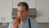 Trying A Chocolate Croissant Brian Lagerstrom GIF - Trying A Chocolate Croissant Brian Lagerstrom Tasting GIFs