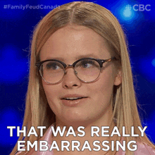 That Was Really Embarrassing Family Feud Canada GIF