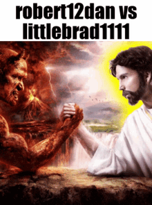 Littlebrad1111 Jesus GIF - Littlebrad1111 Jesus Devil GIFs