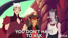 You Dont Have To Ask Catra GIF - You Dont Have To Ask Catra Scorpia GIFs