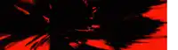 a red and black background with a few lines of light