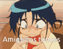 Amiguitos Tonces Anime GIF - Amiguitos Tonces Anime Shy GIFs