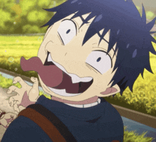 Blue Exorcist Rin Evill Laughing GIF - Blue Exorcist Rin Evill Laughing Blue Exorcist Rin GIFs