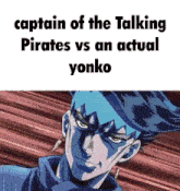 a captain of the talking pirates vs an actual yonko