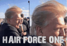 Trump Donald Trump GIF - Trump Donald Trump Hair Force One GIFs