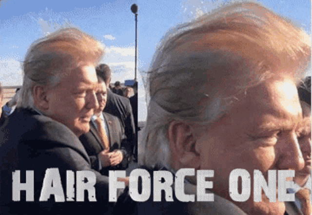 Hair force one meme sale