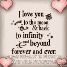 I Love You To The Moon And Back Love GIF - I Love You To The Moon And Back Love Forever And Ever GIFs