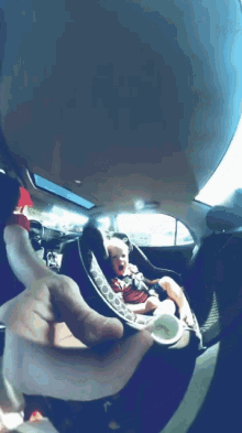 Baby Yawn GIF - Baby Yawn Car Ride GIFs