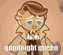 Goodnight Queen Cookie Run Kingdom GIF - Goodnight Queen Cookie Run Kingdom Almond Cookie GIFs