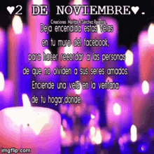 2de noviembre vela encendia rio candles