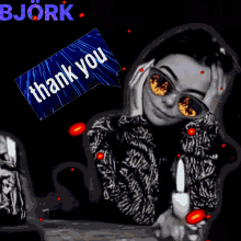 Bjork Björk GIF - Bjork Björk Thank You GIFs