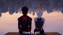 Tv Girl Spider Verse GIF - Tv Girl Spider Verse Spiderverse GIFs