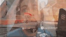 a video game is being played with a reload button