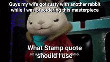 Stamp Rusty GIF - Stamp Rusty Rabbit GIFs