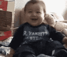 Laugh Cute Baby GIF - Laugh Cute Baby Fell GIFs