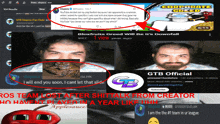 a screenshot of a corporate greed video shows a man with a beard