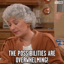 The Possibilities Are Overwhelming Probability GIF - The Possibilities Are Overwhelming Possibilities Probability GIFs