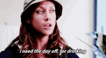 greys anatomy addison montgomery i need the day off for drinking drinking