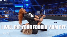 Becky Lynch Rip Your Arm Off GIF - Becky Lynch Rip Your Arm Off Wwe GIFs