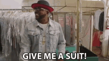 Give Me A Suit Dress Up GIF - Give Me A Suit Dress Up Getting Ready GIFs