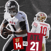 Atlanta Falcons (21) Vs. San Francisco 49ers (14) Half-time Break GIF - Nfl National Football League Football League GIFs