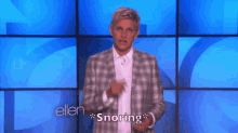 ellen snoring ellen snoring