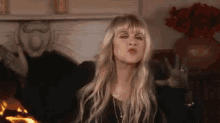 Stevie Nicks Kiss GIF - Stevie Nicks Kiss Love GIFs