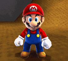 Super Mario Galaxy Looking GIF - Super Mario Galaxy Looking Look GIFs