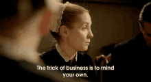 Mind Your Own GIF - Downtonabbey Pbs Mind Your Own Business GIFs