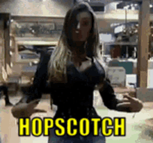 Hopscotch Tinashe GIF - Hopscotch Tinashe Peace Sign GIFs