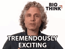 Tremendously Exciting Steven Pinker GIF - Tremendously Exciting Steven Pinker Big Think GIFs