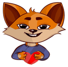 alex fox love fox heart smiling