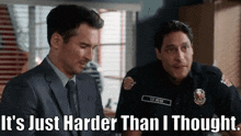 Station 19 Travis Montgomery GIF - Station 19 Travis Montgomery Its Just Harder Than I Thought GIFs