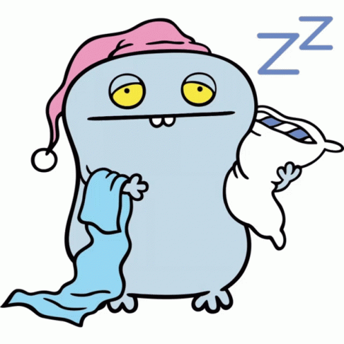 Babo Getting Ready For Bedtime Sticker - Ugly Dolls Bed Time Goodnight -  Discover & Share GIFs