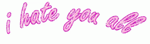scrolling text i hate you 1-1000