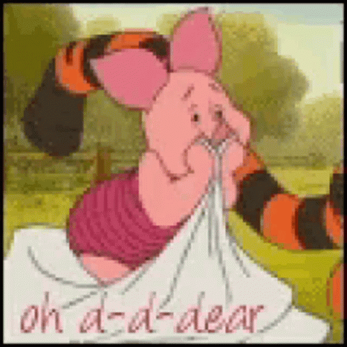 piglet anxiety gif