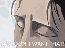 Eren Yeager No I Dont Want That GIF