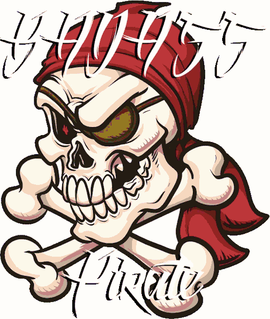 Pirate Skull Crossbones Animated Badass Sticker - Pirate Skull Crossbones  Animated Badass - Discover & Share GIFs