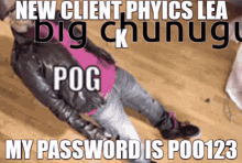 gaming new client password poo123