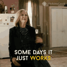 Some Days It Just Works Moira GIF - Some Days It Just Works Moira Moira Rose GIFs