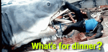 What'S For Dinner Robert Shaw GIF - What'S For Dinner Robert Shaw Jaws GIFs