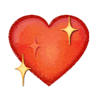 Sparkling Heart Sticker - Sparkling Heart Stickers