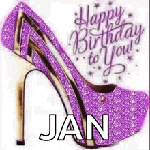 Happy Birthday Purple GIF - Happy Birthday Purple Glittery GIFs