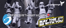 a star wars day may the 4th be with you sign
