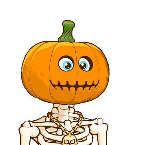 Autumn Pumpkin Head Stickers