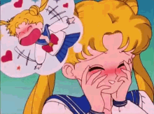 Sailor Moon Usagi GIF - Sailor Moon Usagi Blushing GIFs