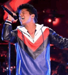 Bruno Mars Singing GIF